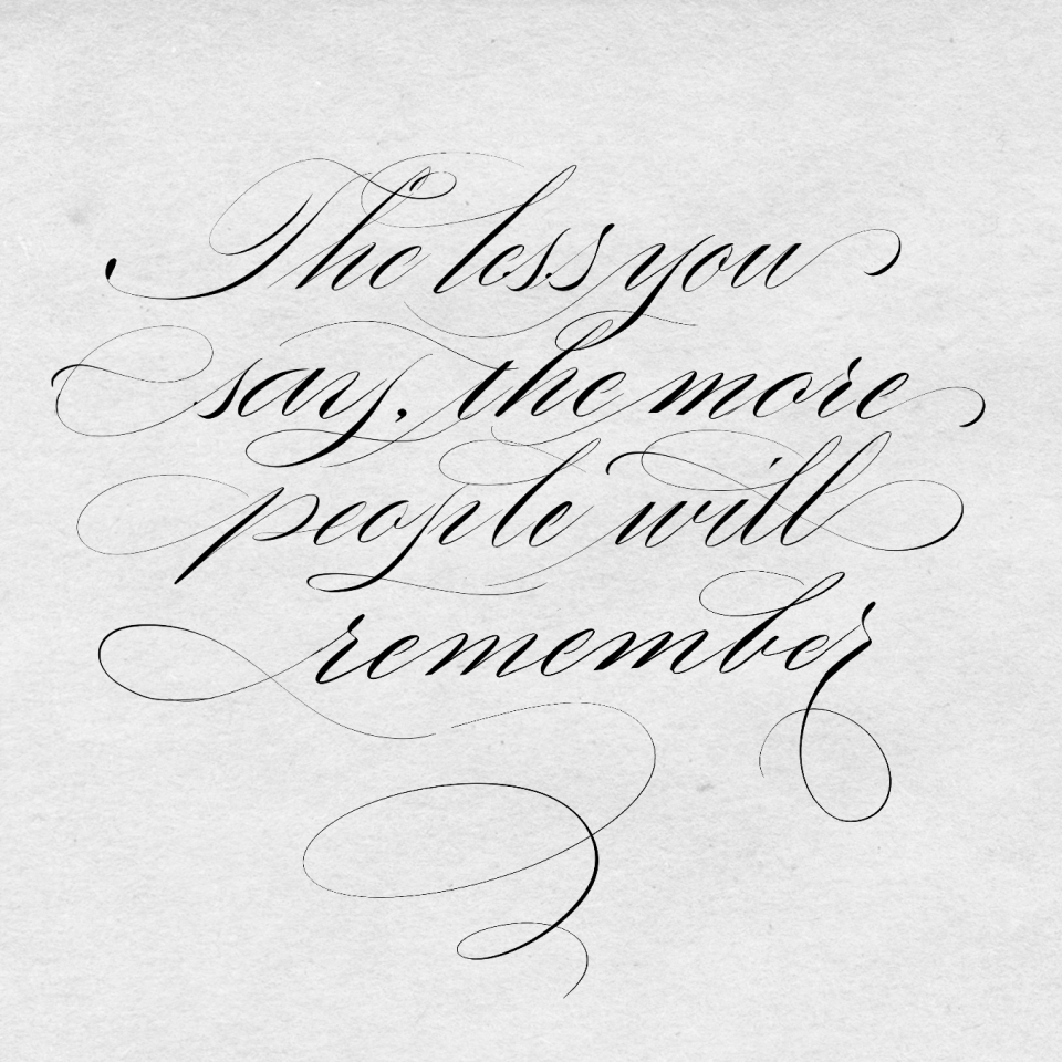 calligraphy