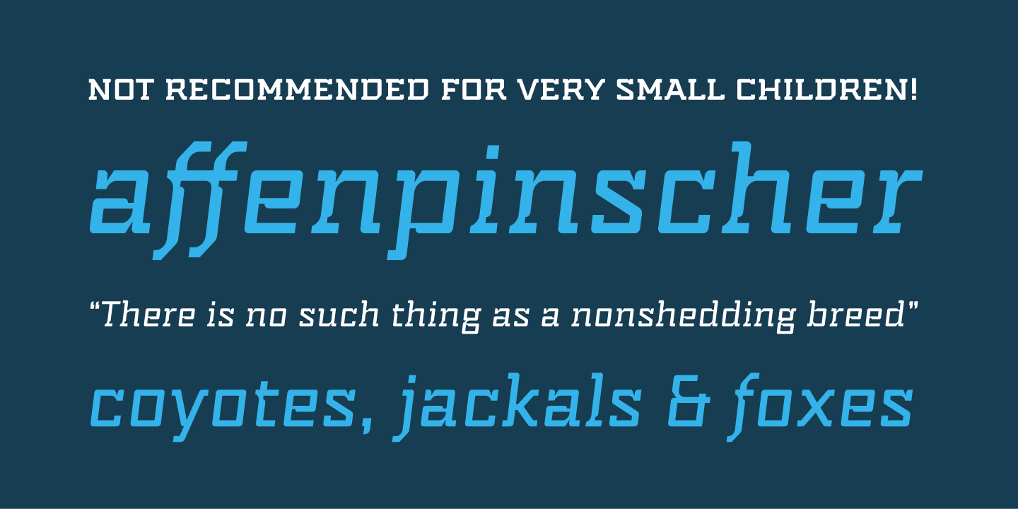 MM Indento font sample