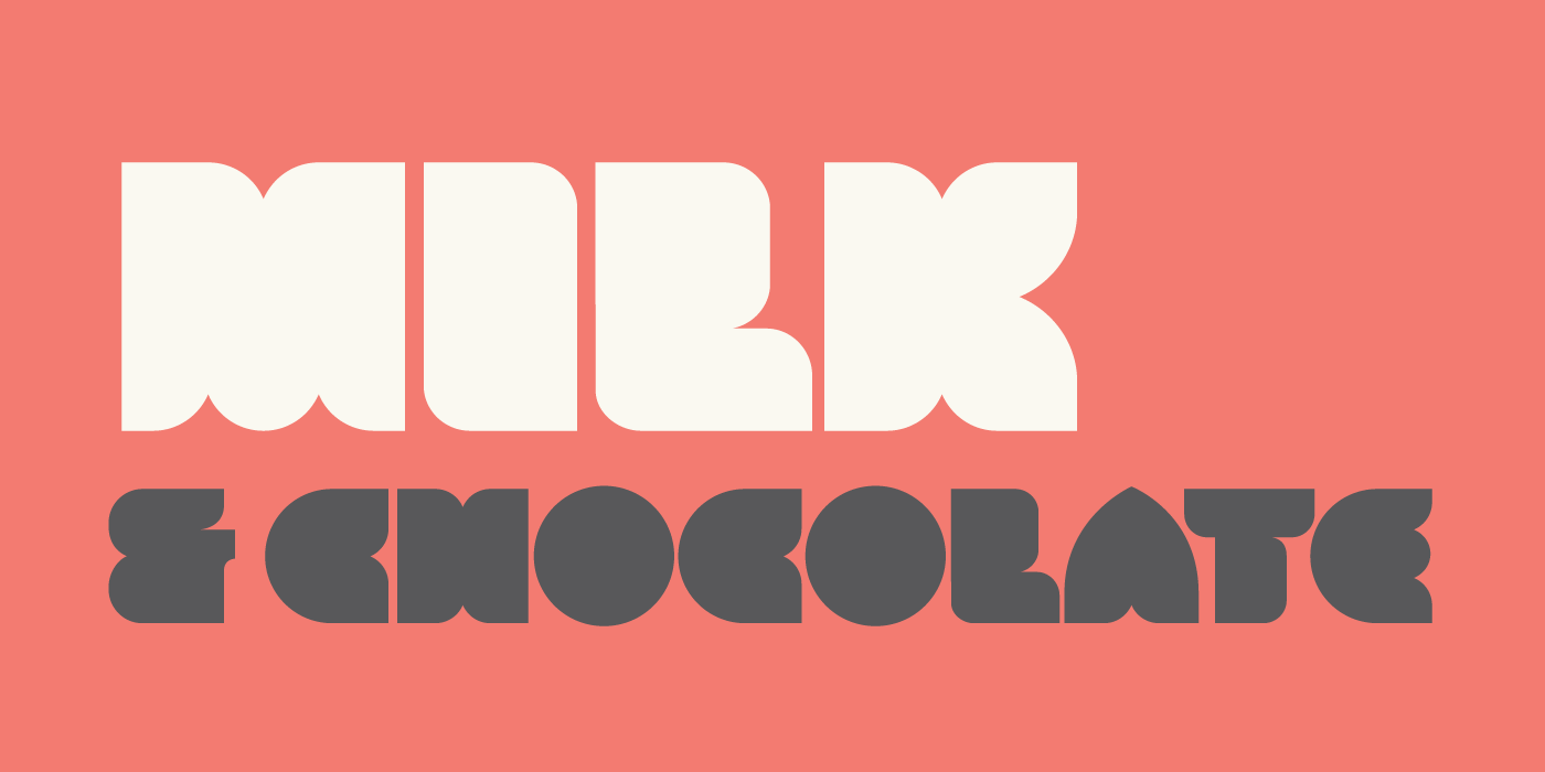 MM Zaftig font design